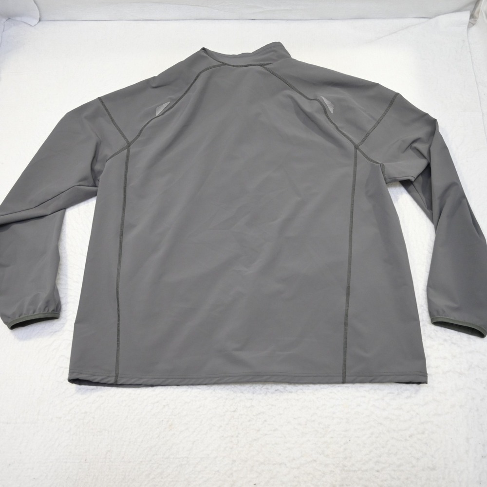 Eddie Bauer Full Zip Hiking Jacket Gray Long Sleeve W/ Pockets Mens Size 2XL XXL - Picture 9 of 11